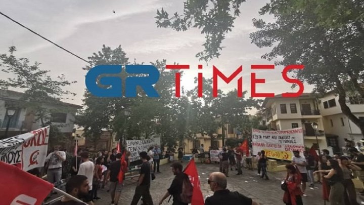 Ειρηνική πορεία διαμαρτυρίας στην Άνω Πόλη στη Θεσσαλονίκη ενάντια στην κρατική καταστολή. #antireport