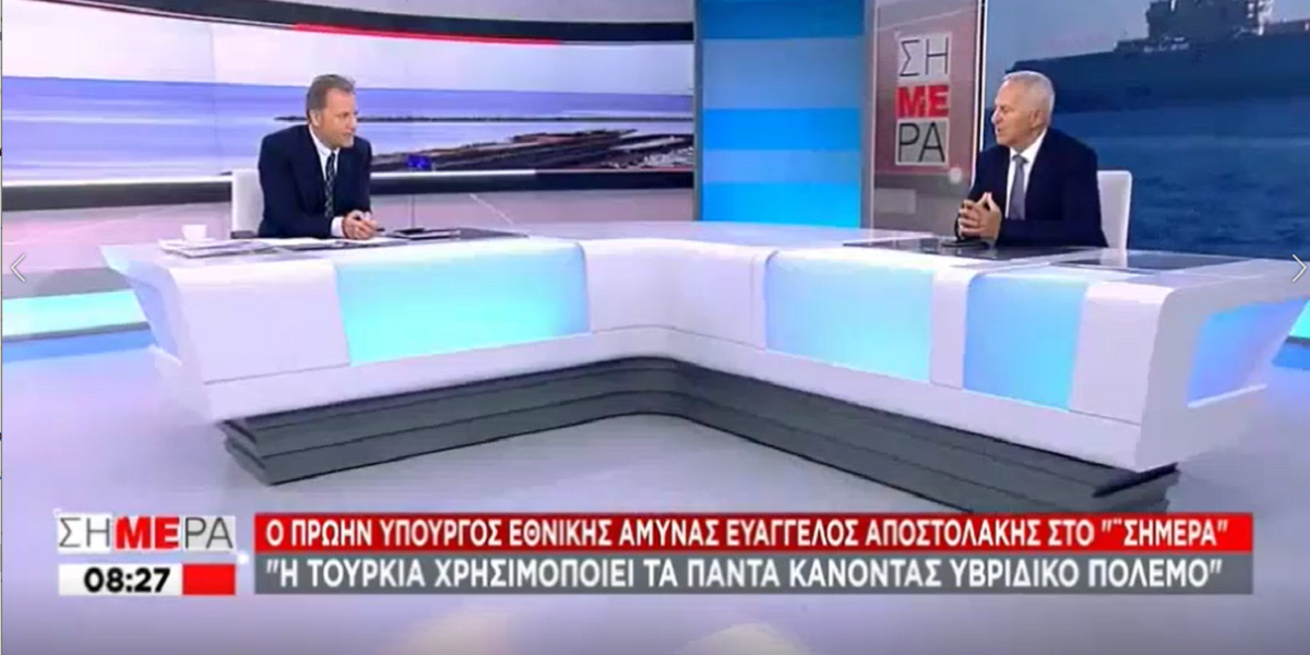 Αποστολάκης για Υβριδικό Πόλεμο: "Επιμένω στην ισοπέδωση βραχονησίδας αν ανέβουν Τούρκοι" [ΒΙΝΤΕΟ]