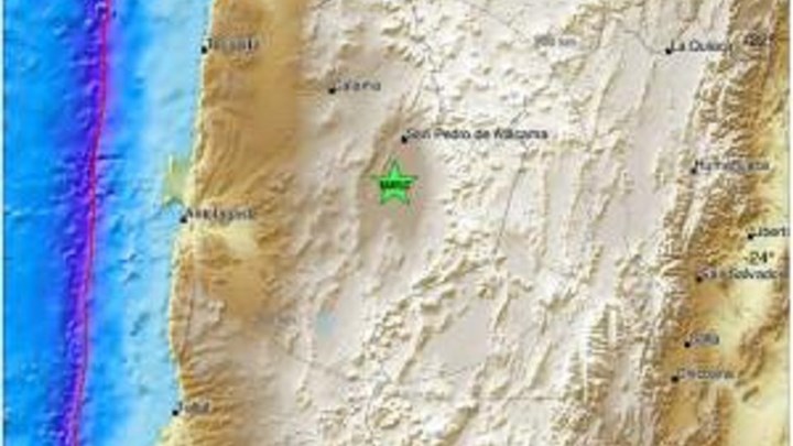 Ισχυρός σεισμός 6,8 ρίχτερ στην Χιλή.