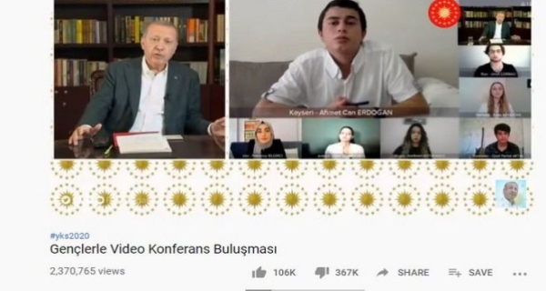 ΑΝΕΠΙΘΥΜΗΤΟΣ Ο ΕΡΝΤΟΓΑΝ ΣΕ ΤΗΛΕΔΙΑΣΚΕΨΗ ΜΕ ΝΕΟΥΣ!