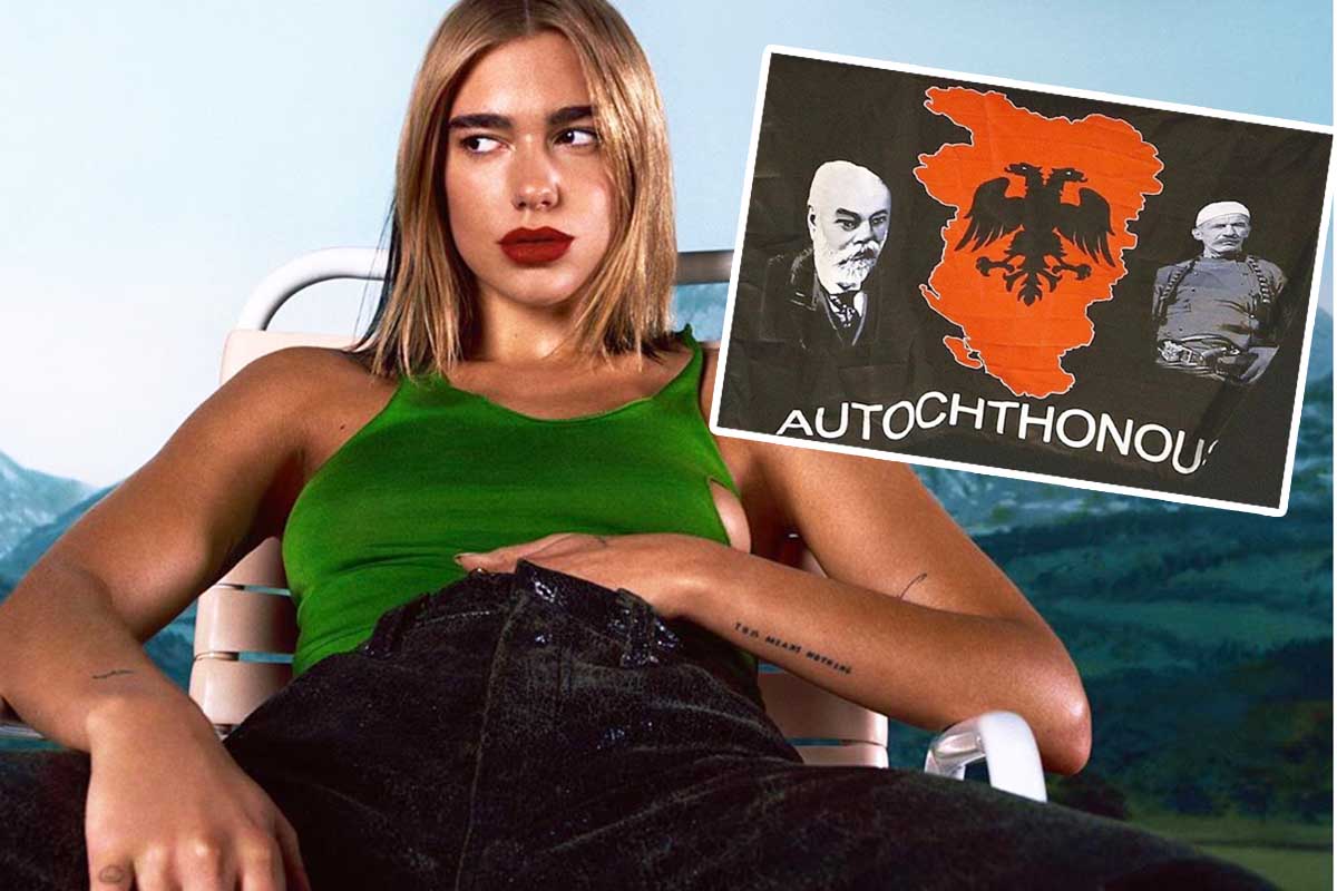 Η «Μεγάλη Αλβανία» της Dua Lipa φτάνει μέχρι την Θεσπρωτία σε μια εμπρηστική ανάρτηση.