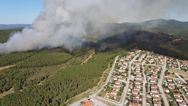 Κολαση φωτιάς στις Σαπες Ροδόπης.