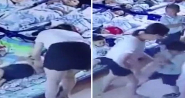 Κινέζοι δάσκαλοι έδερναν παιδάκια νηπιαγωγείου επειδή δεν κοιμόντουσαν