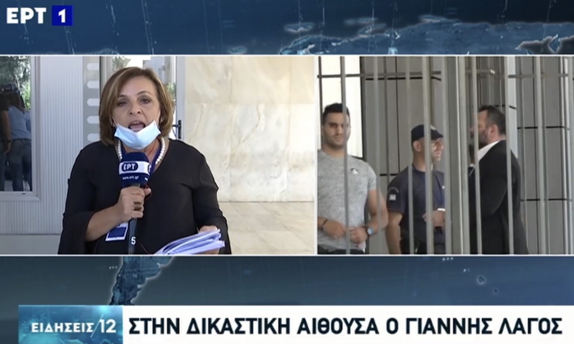 Ρεπόρτερ της ΕΡΤ δείχνει τον καινοτόμο τρόπο χρήσης της μάσκας