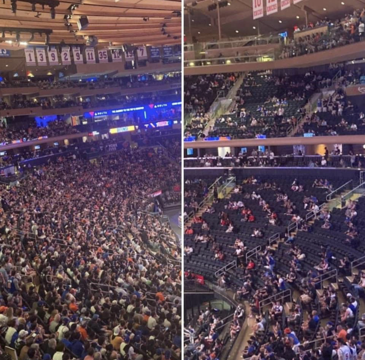 Η εικόνα της χρονιάς στο NBA: Σε ξεχωριστές εξέδρες και με εισιτήριο εως και 8 φορές ακριβότερο οι μη εμβολιασμένοι σε αγώνα των Νικς! 7 52EBC92D C1C9 41BC 88CB 951AABFE53F8