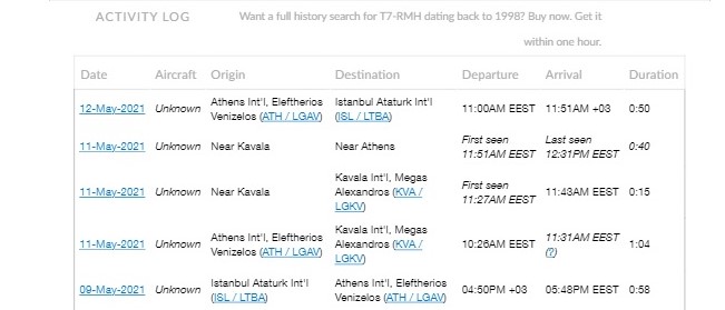 Τι δουλειά είχε και τριγύριζε εν Ελλάδι “σεσημασμένο” τουρκικό ιδιωτικό αεροσκάφος που αξιοποιεί η ΜΙΤ; 6 CB85A224 0806 46E9 BE4E 26CA622880EF
