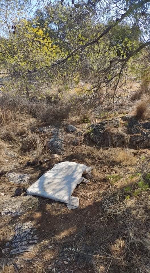 Φωτογραφία με τα γκαζάκια που βρέθηκαν στο δασάκι της Αργυρούπολης 7 4140183F 6CFB 45CA A494 641502D4D6E7