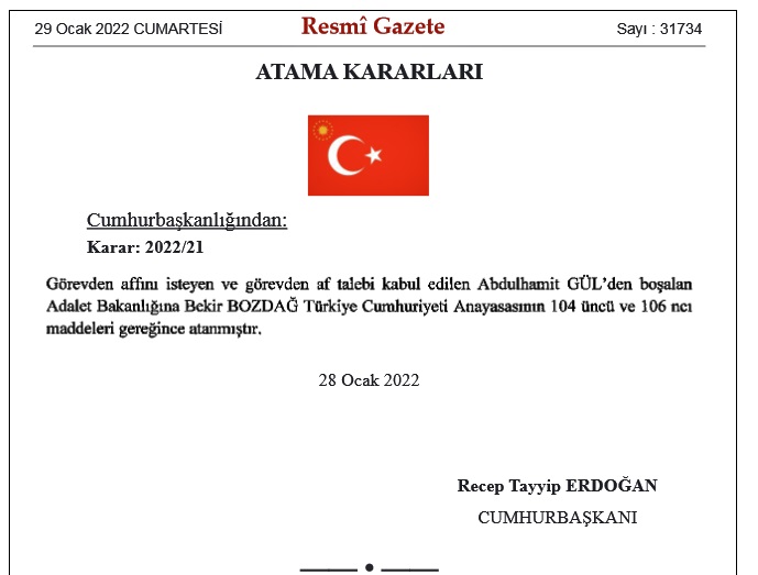 Screenshot 2022 01 31 at 10 02 11 Turkeys new justice minister was a suspect in illegal arms shipments to al Qaeda Nordi...