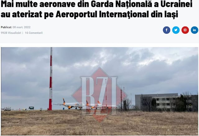 Αρκετά αεροσκάφη της Ουκρανικής Εθνικής Φρουράς προσγειώθηκαν σε αεροδρόμιο της Ρουμανίας 6 F3E5543B 3DE6 4063 A961 C011DBF18425