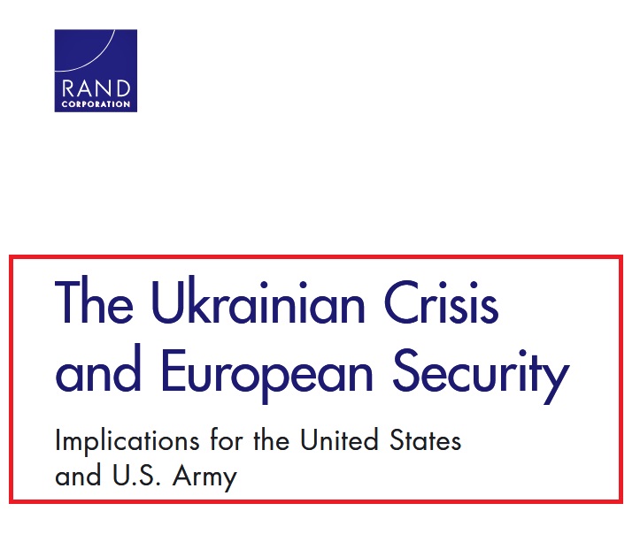 Μελέτη χρηματοδοτούμενη από ΗΠΑ το 2015: Υποστήριξη ένταξης Ουκρανίας στο ΝΑΤΟ θα έδινε στον Πούτιν δικαιολογία να επέμβει στρατιωτικά! 8 RAND RR903
