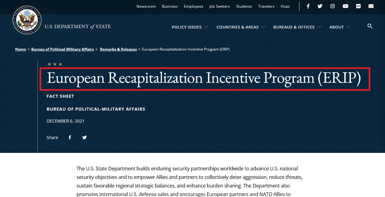 European Recapitalization Incentive Program
