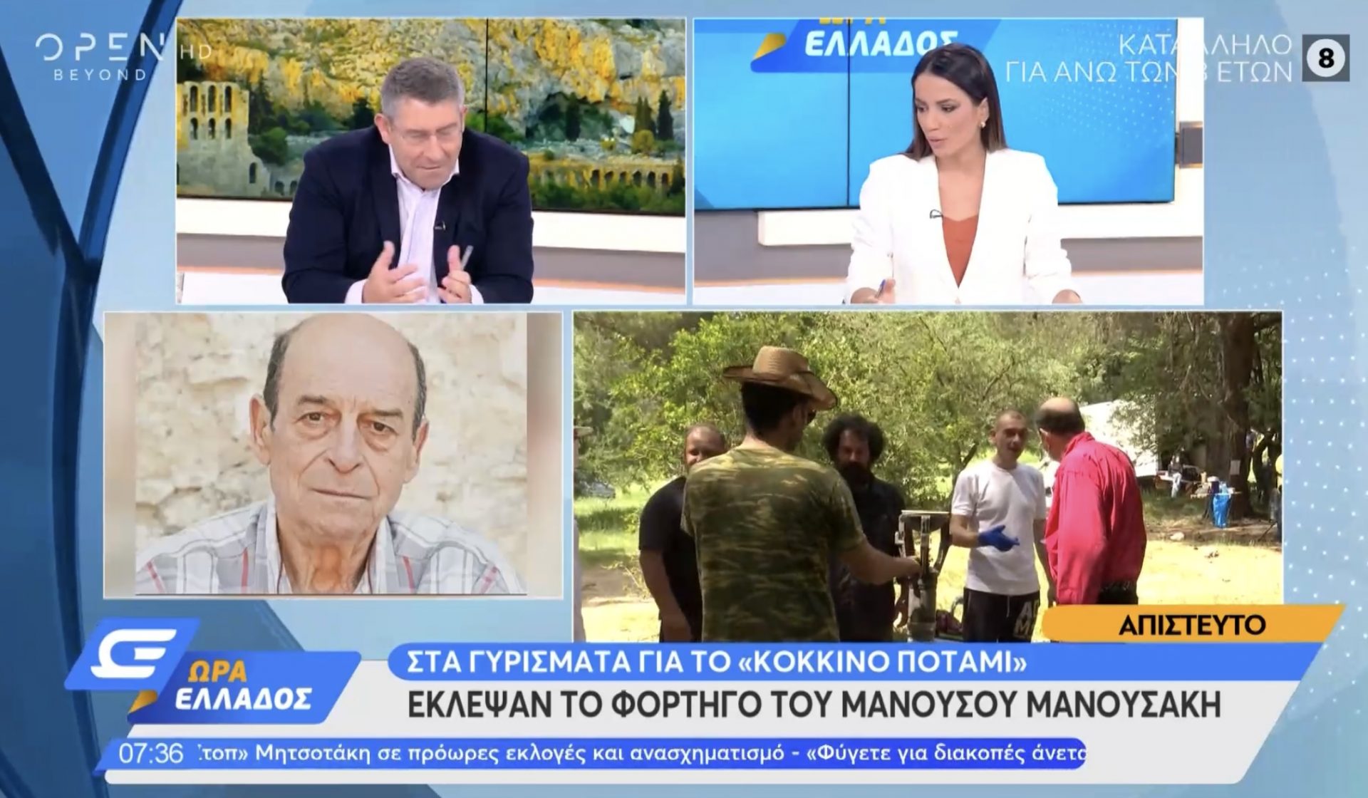 Έκλεψαν το φορτηγό με τον εξοπλισμό για τα γυρίσματα στο Κόκκινο Ποτάμι του Μανουσάκη