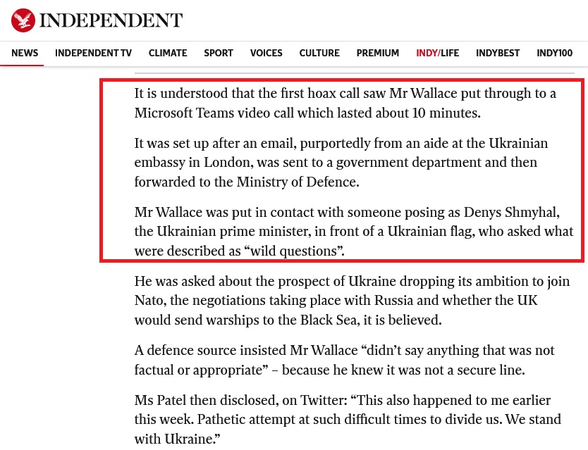 Kremlin behind hoax video calls made to cabinet ministers