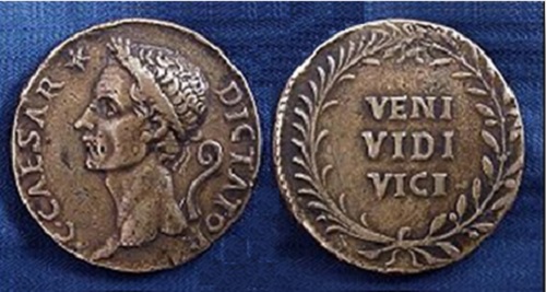 Veni,Vidi, Vici: Ήλθον, είδον, ενίκησα