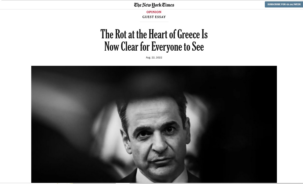 nytimes mitsotakis