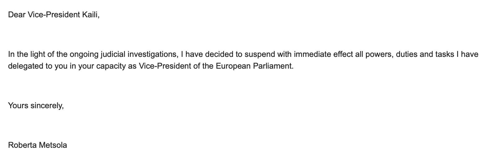 Απόφαση κόλαφος της προέδρου Ρομπέρτα Μέτσολα πριν λίγο για την Ευα Καϊλή 6 67A4CE0D BFA8 48E8 B50A A32AF0400479