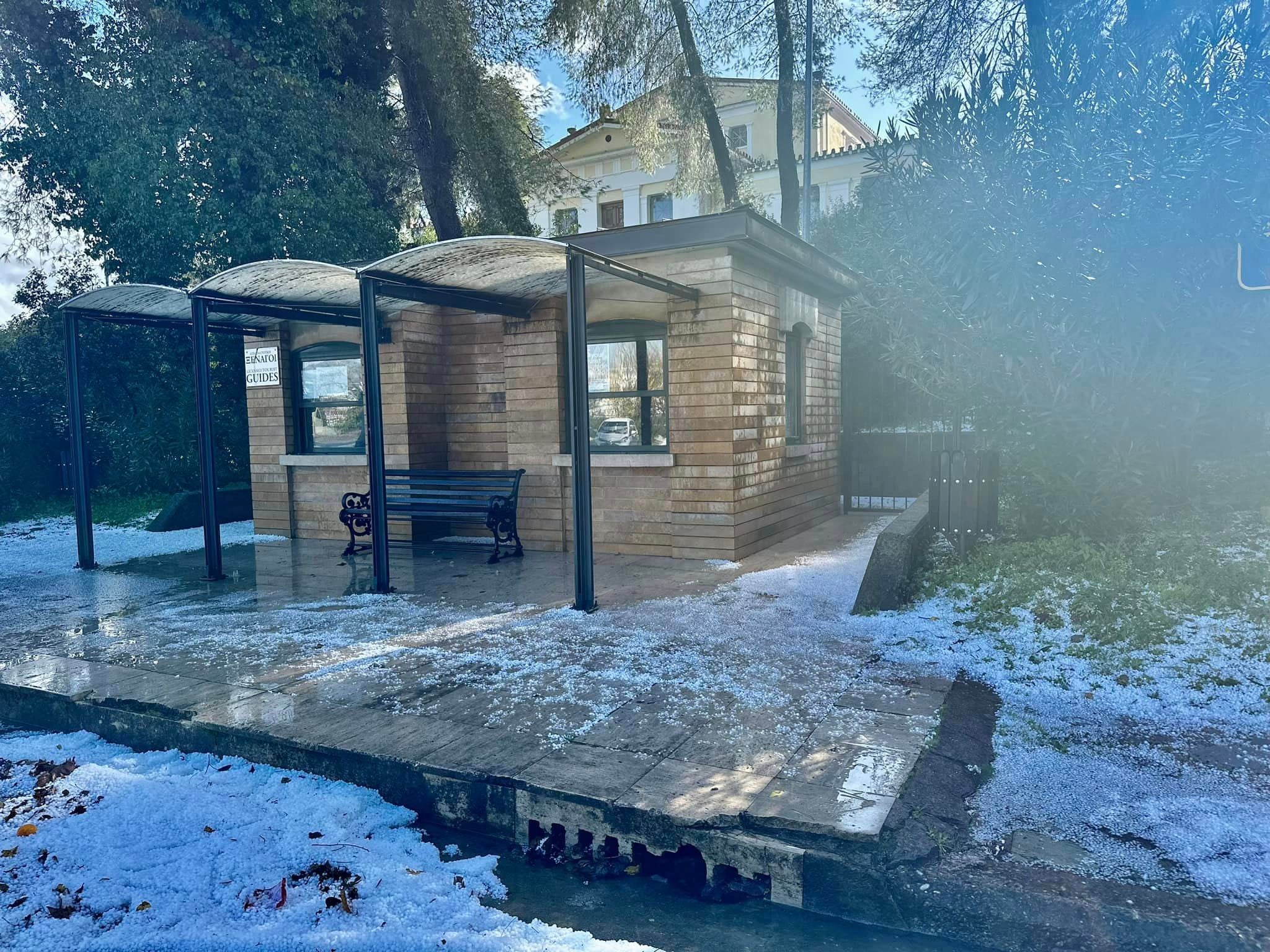 Καιρός: Το «στρώσε» με χαλάζι στην Αρχαία Ολυμπία! 10 7D715652 E7CD 4D83 A36B 0FA3C2DF99BA