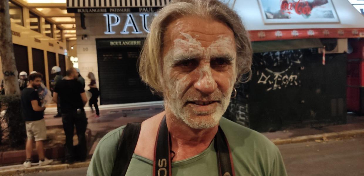 Ο Μαριος Λώλος μιλάει για την επίθεση που καταγγέλει πως δέχθηκε απο τα ΜΑΤ