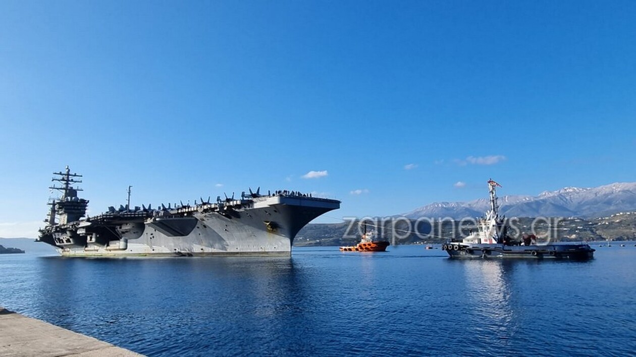 Στη Σούδα έφτασε το πυρηνοκίνητο αεροπλανοφόρο USS Dwight D Eisenhower 6 IMG 6525