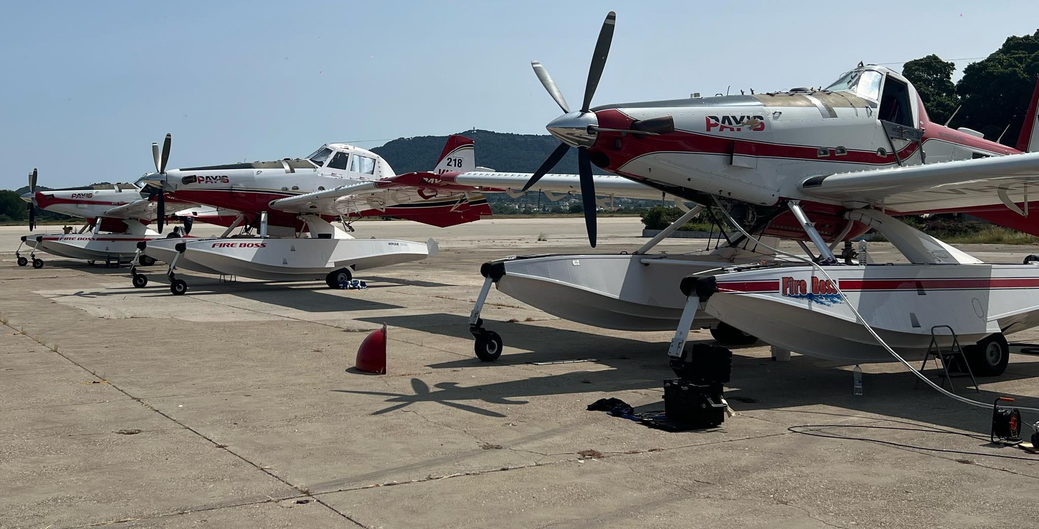 Τρία πυροσβεστικά Air Traktor στη Ρόδο