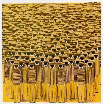 Γιάννης Γαϊτης: Ο εικαστικός που δημιούργησε τα «Ανθρωπάκια», μορφές που δεν έχουν ατομικά χαρακτηριστικά και έχουν πανομοιότυπο ντύσιμο με ριγέ κοστούμι και καπέλο, σε ένδειξη διαμαρτυρίας για τη μαζοποίηση του σύγχρονου ανθρώπου 6 IMG 1539