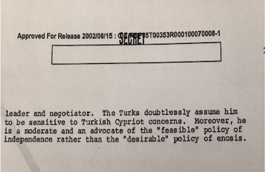 Πώς συνδέονται η προειδοποίηση Κίσινγκερ και η αστραπιαία επαφή Ramsbotham - Κληρίδη 10 IMG 2728