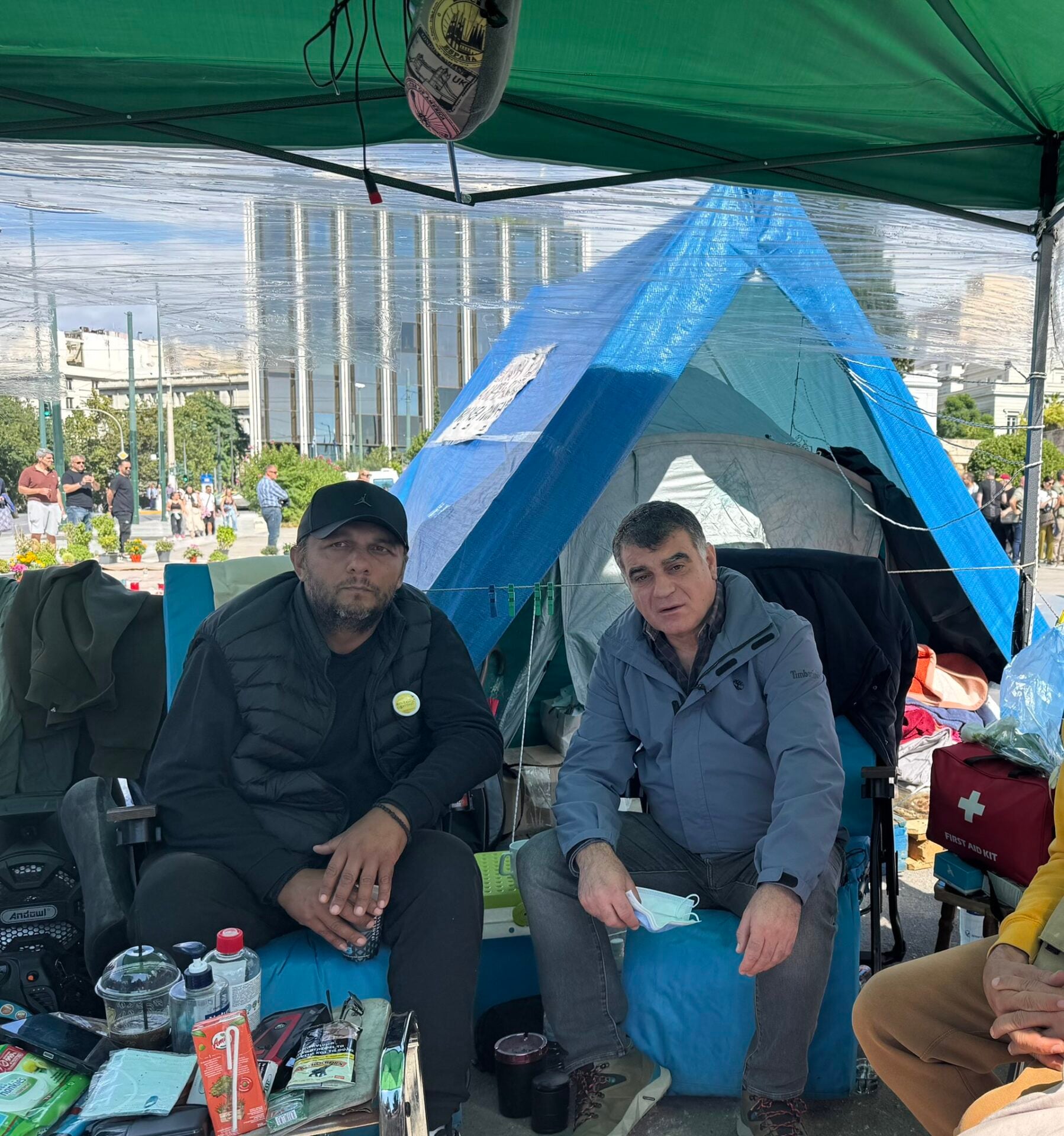 Ο Κώστας Βαξεβάνης στο πλευρό του Πάνου Ρουτσι 6 IMG 6109