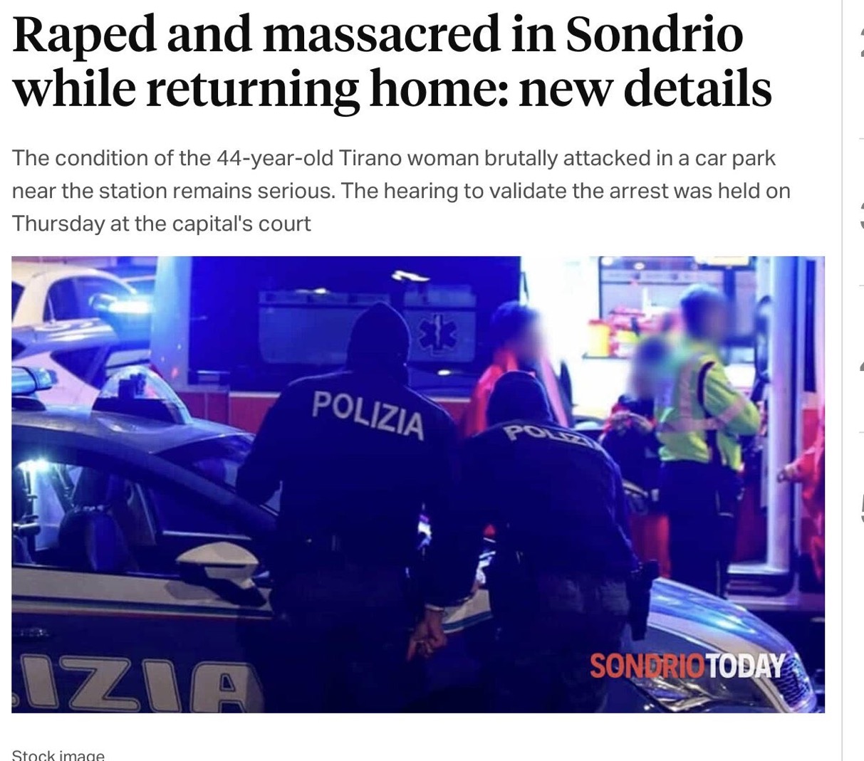Ιταλια: Μετανάστης βίασε 44χρονη και της έκοψε το αυτί 6 IMG 6431