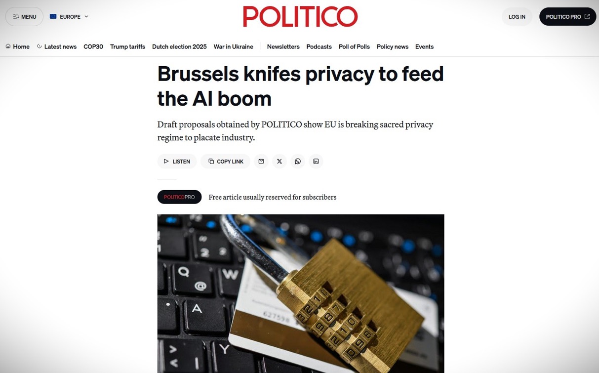 Οι Βρυξέλλες θυσιάζουν την ιδιωτικότητα για χάρη της τεχνητής νοημοσύνης 6 IMG 8615