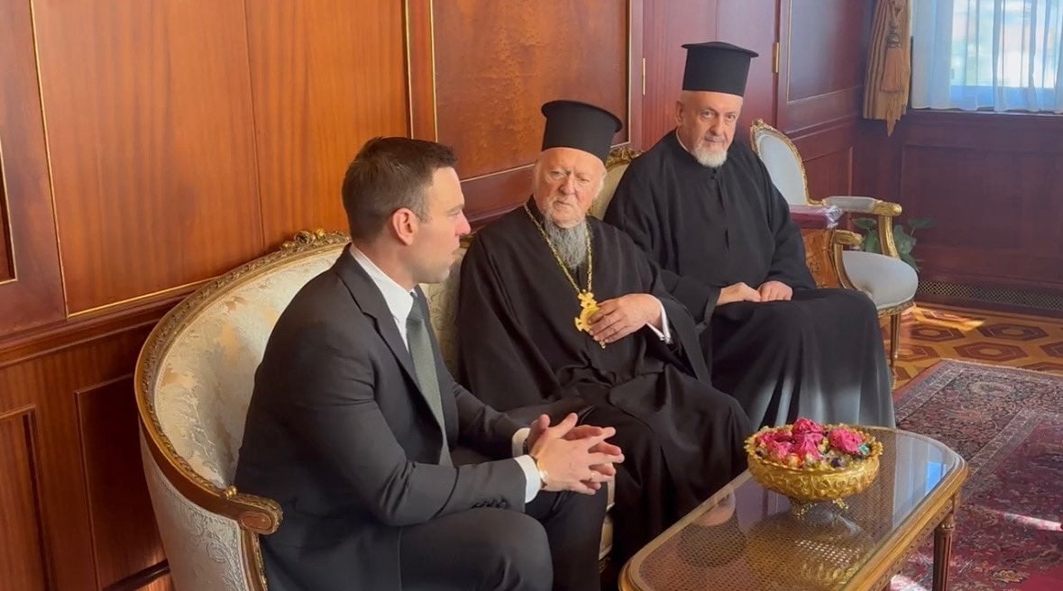 Ο Στέφανος Κασσελακης στον Οικουμενικό Πατριάρχη 6 IMG 8792 1