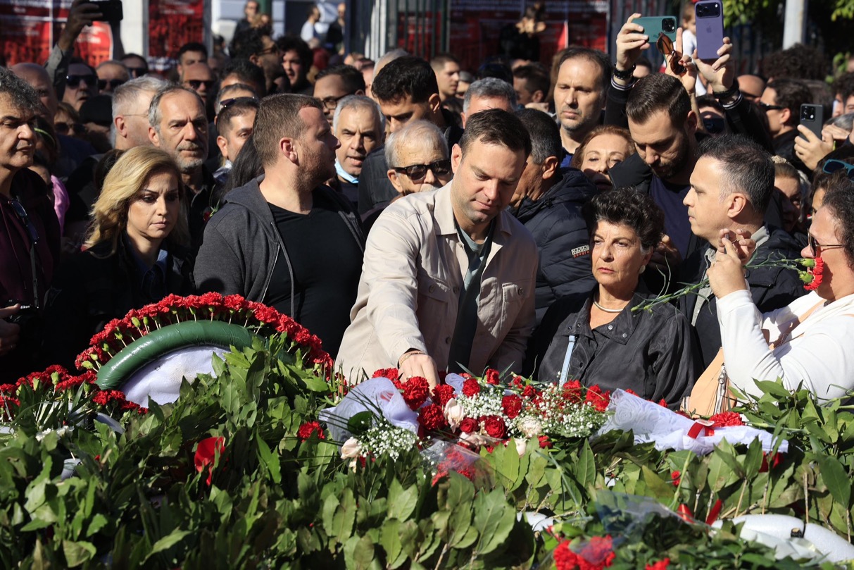 Ο Στέφανος Κασσελακης στο Πολυτεχνείο 6 IMG 8852