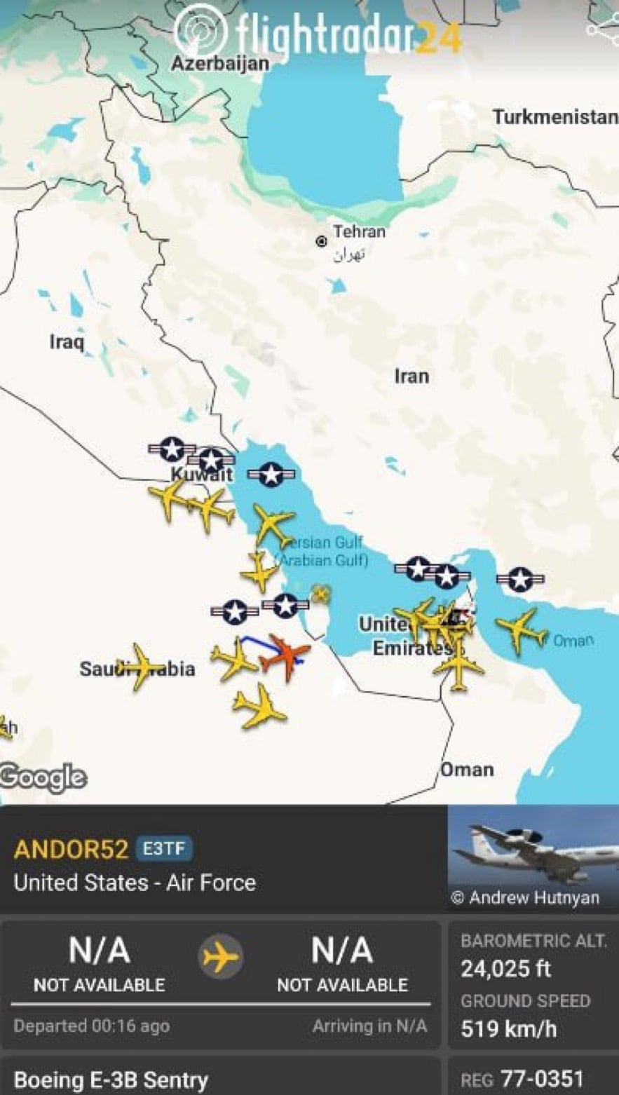 Οι ΗΠΑ εξαπολύουν μαζική αεροπορική επίθεση κατά Ιράν – Απάντηση στην ιρανική επίθεση σε δεξαμενόπλοιο στον Ορμούζ