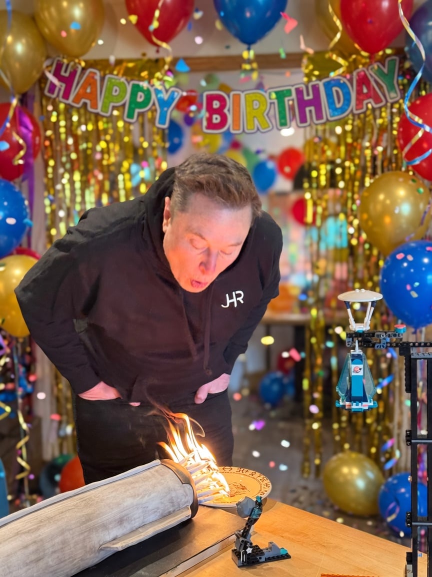 Ο Elon Musk έγινε 55 ετών