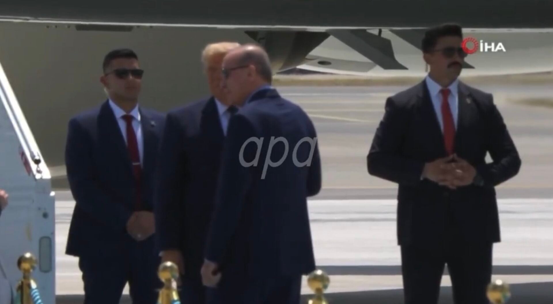 Η υποδοχή Τραμπ στην Άγκυρα έγινε χωρίς το οθωμανικό ιππικό του Ερντογάν