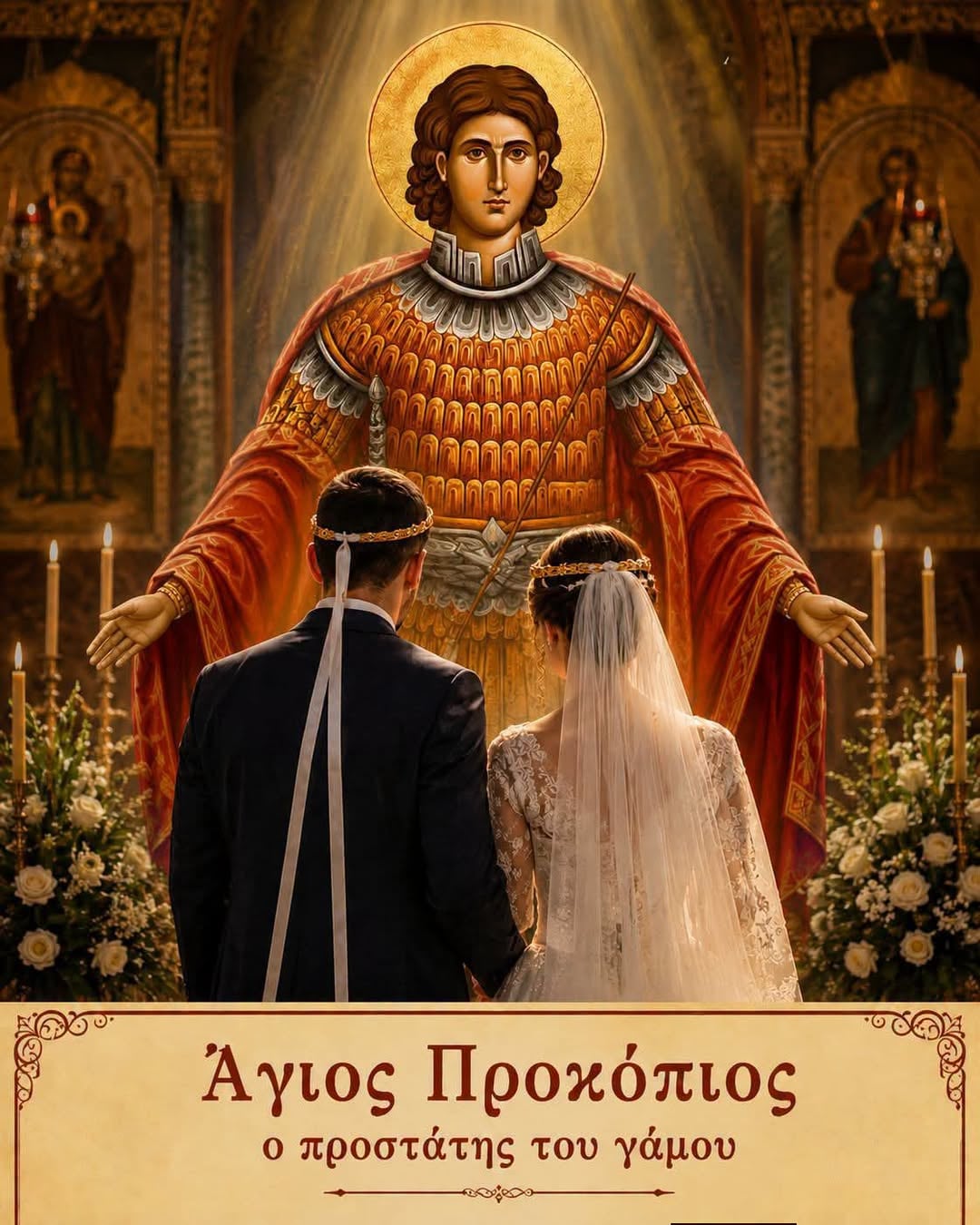 Άγιος Προκόπιος ο προστάτης του γάμου