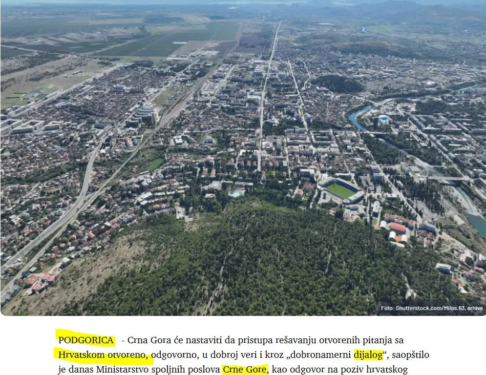 Το Μαυροβούνιο είναι αποφασισμένο να επιλύσει τα εκκρεμή ζητήματα με την Κροατία μέσω διαλόγου 1 Το Μαυροβούνιο είναι αποφασισμένο να επιλύσει τα εκκρεμή ζητήματα με την Κροατία μέσω διαλόγου