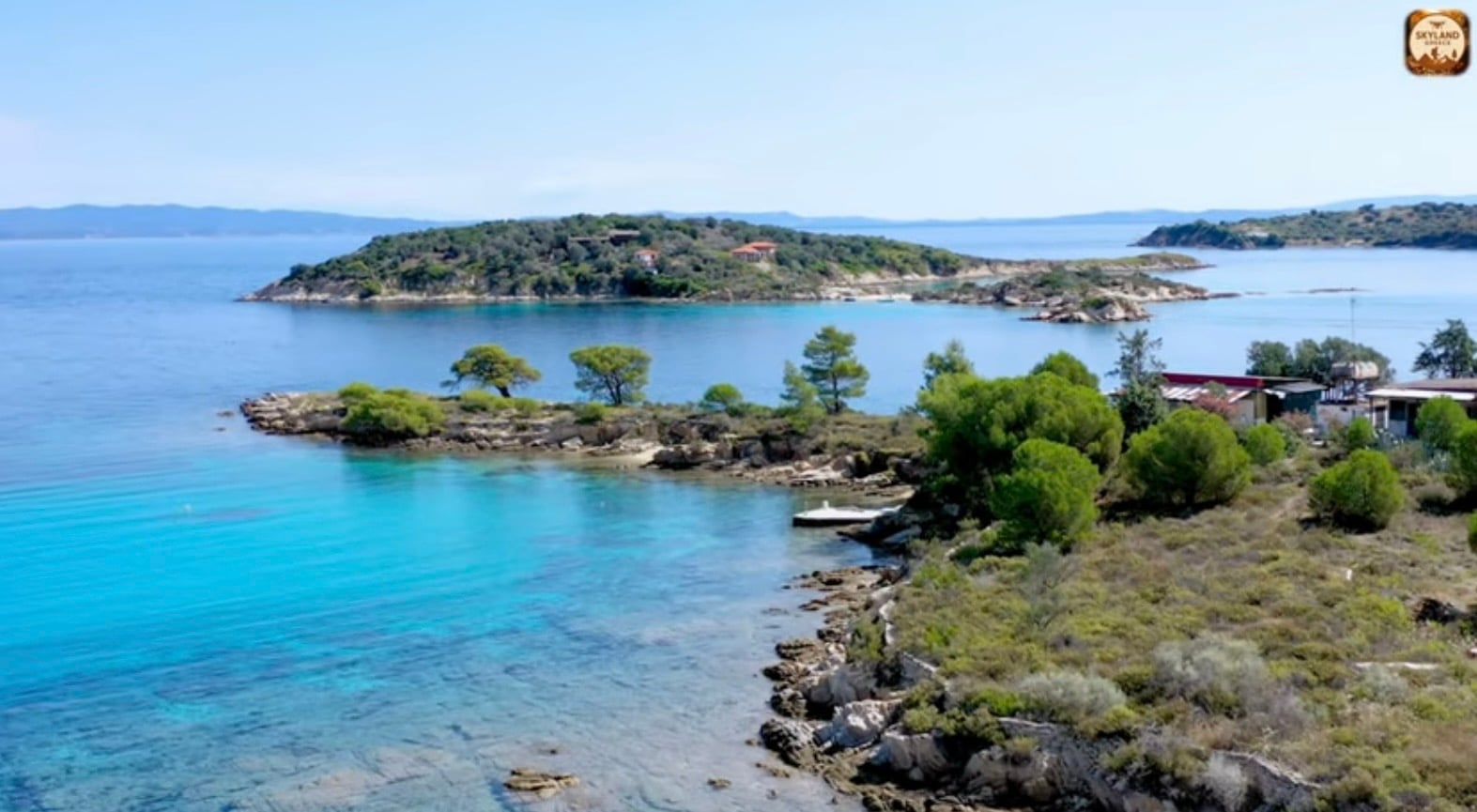 Ελιά Αγίου Νικολάου και Νησί Περιστέρι Χαλκιδική