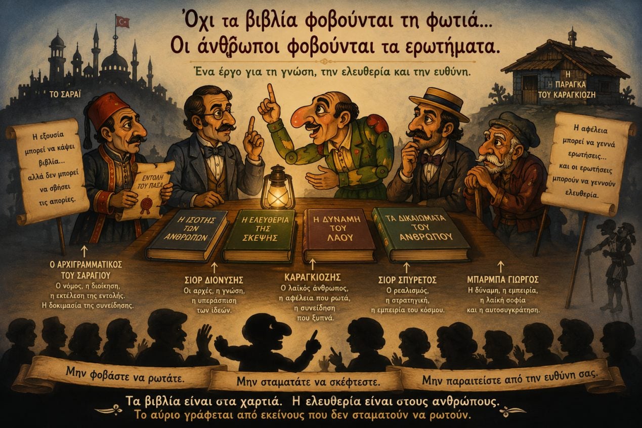 «Μάθε Παιδί μου Καραγκιόζη Γράμματα» -  Μια ακόμα ιστορία του Θεάτρου Σκιών με τη βοήθεια της Τεχνητής Νοημοσύνης