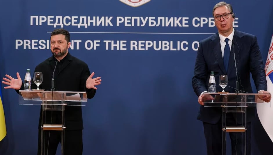 Πρώτη επίσκεψη Ζελένσκι στο Βελιγράδι: Στήριξη στην εδαφική ακεραιότητα και συμφωνία ελεύθερου εμπορίου