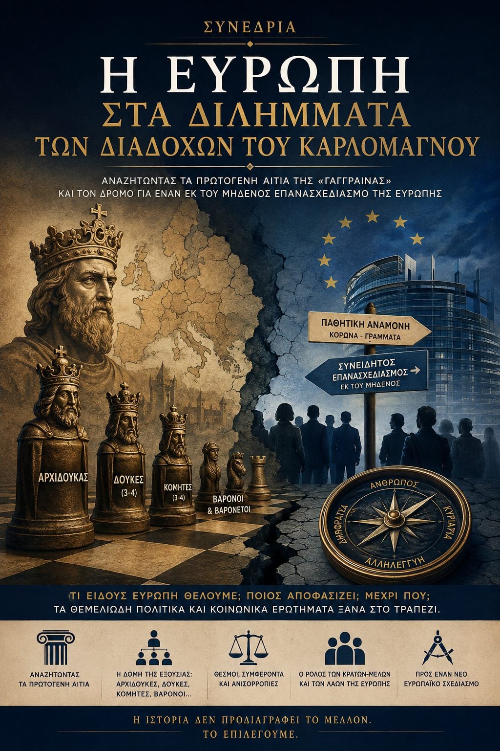 Η γάγγραινα της Ευρώπης : Αρχιδούκες, δούκες, κόμητες και βαρώνοι - Η σύγχρονη ευρωπαϊκή φεουδαρχία (μια προσέγγιση με βοηθό την ΤΝ)