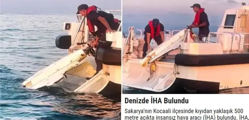 Τούρκοι ναυαγοσώστες ανέσυραν drone από τη θάλασσα στις ακτές του Εύξεινου Πόντου