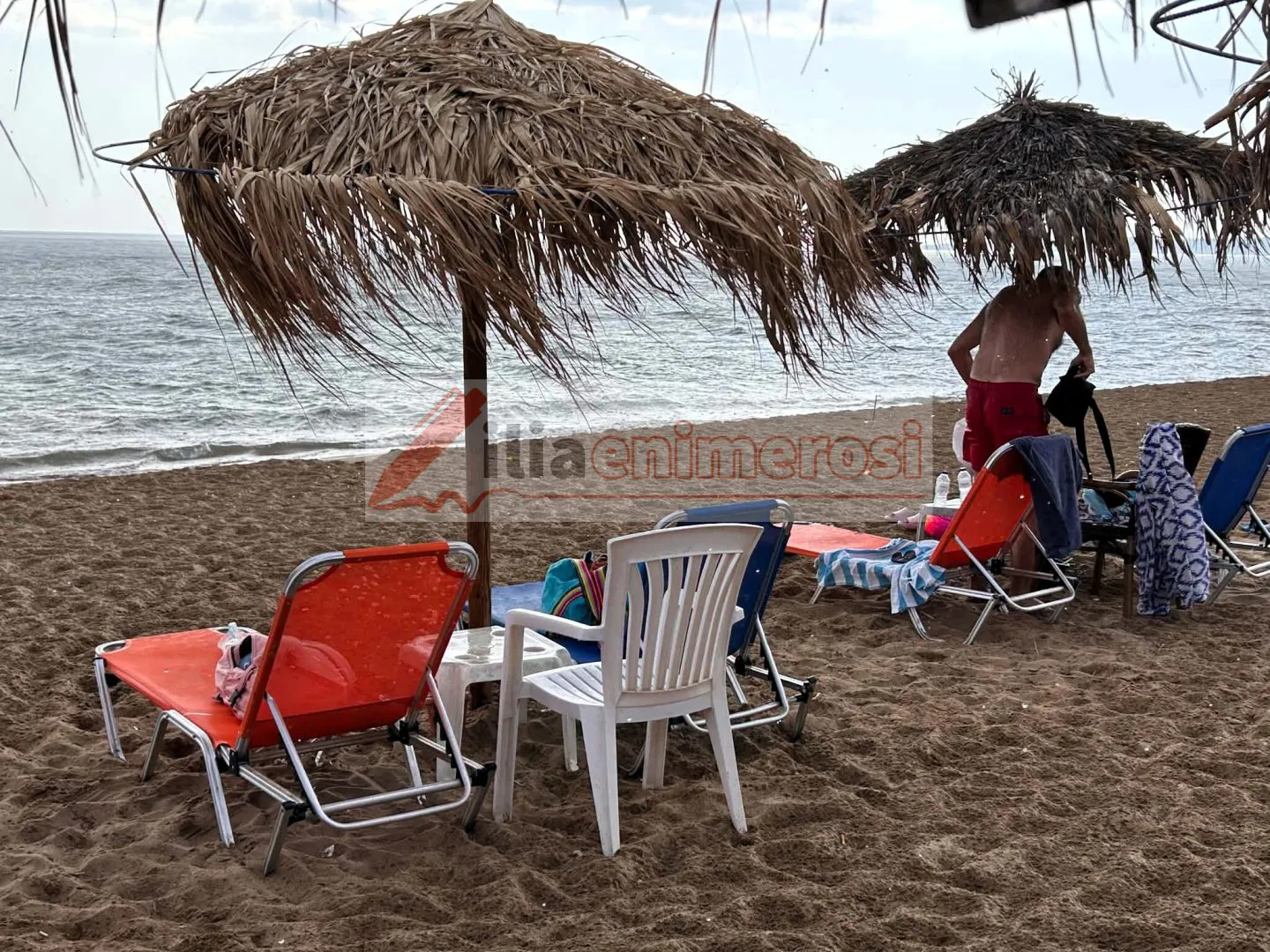 Σπιάτζα: Μπουρίνι εξπρές σάρωσε την παραλία σε χρόνο dt!