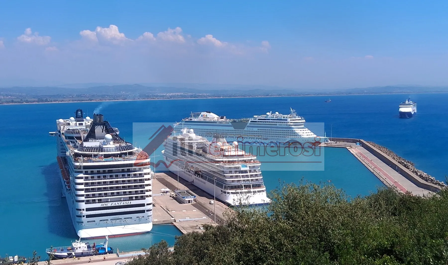 Κατάκολο: Απόβαση 12.000 επισκεπτών με τέσσερα κρουαζιερόπλοια