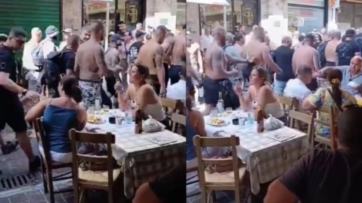 Ναζί οπαδοί της Λέφσκι Σόφιας ανενόχλητοι στο κέντρο της Αθήνας