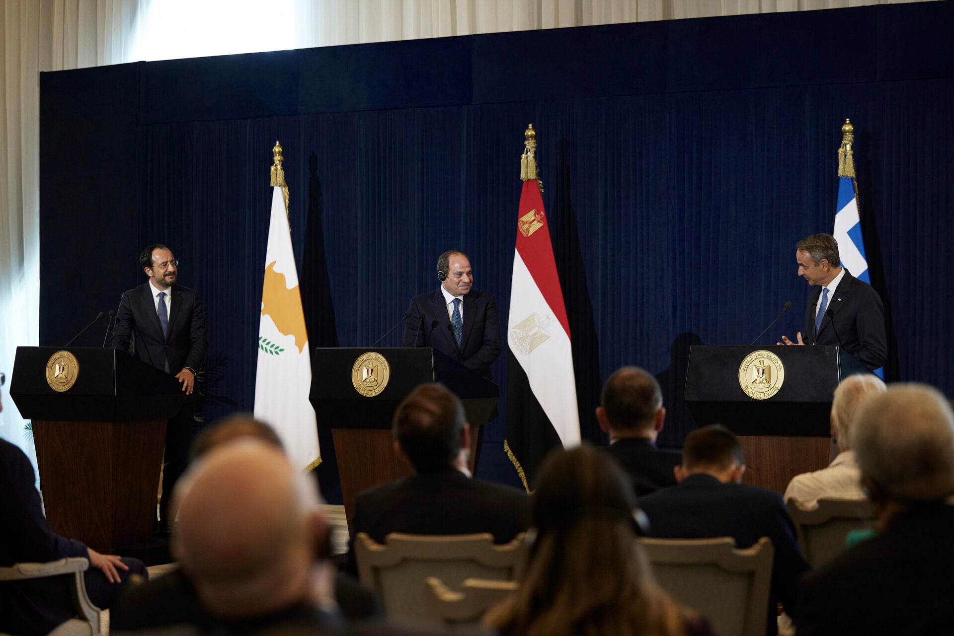 Κυριάκος Μητσοτάκης: Με μεγάλη χαρά συμμετείχα στην άτυπη τριμερή συνάντηση Ελλάδας-Κύπρου-Αιγύπτου