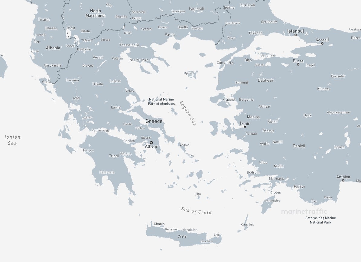 Ελληνικά θαλάσσια πάρκα «αόρατα» στο MarineTraffic – Τα τουρκικά καταχωρήθηκαν σε 3 μέρες