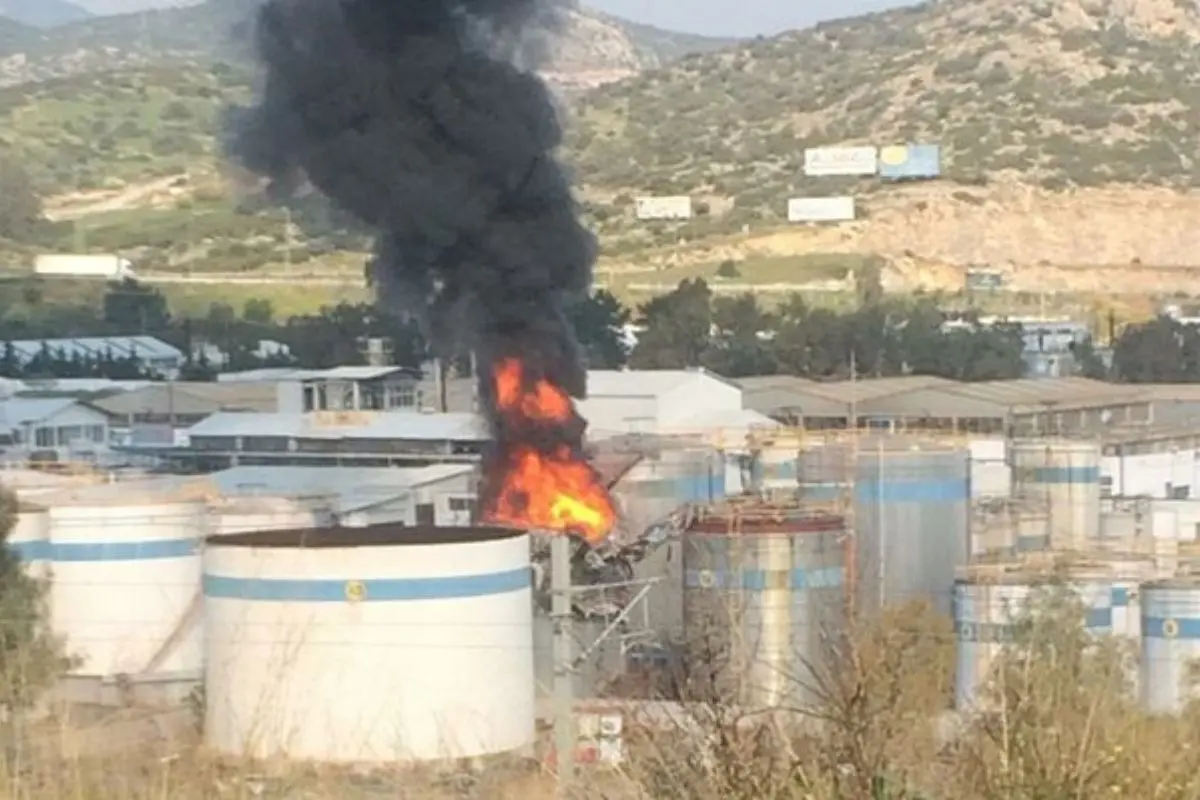Πύρινος τρόμος ξανά από το εργοστάσιο χημικών της AKFA