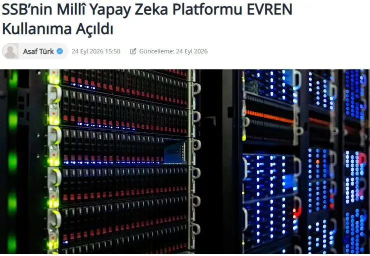Η Τουρκία παρουσιάζει εθνική πλατφόρμα τεχνητής νοημοσύνης για τους τομείς της άμυνας και της τεχνολογίας