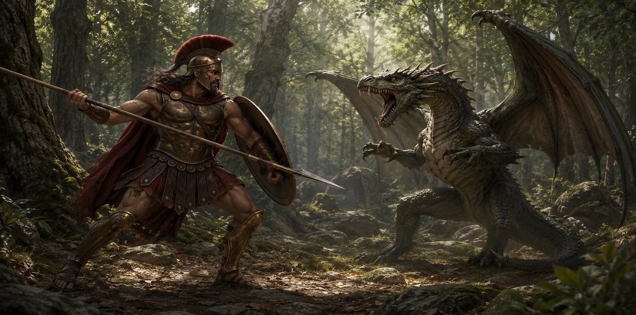 Δαμάσης (Δαμασήν): Ο Γίγαντας που Νίκησε τον Δράκοντα